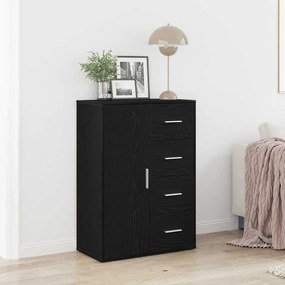 vidaXL Μπουφές Μαύρος Δρυς 60x31x84 εκ. Επεξεργασμένο Ξύλο