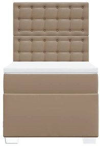 ΚΡΕΒΑΤΙ BOXSPRING ΜΕ ΣΤΡΩΜΑ ΚΑΠΟΥΤΣΙΝΟ 90X190ΕΚ.ΑΠΟ ΣΥΝΘ. ΔΕΡΜΑ 3290703