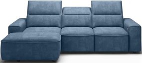 Γωνιακός καναπές Cenedra mini-Αριστερή-Μπλε