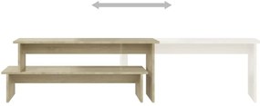 vidaXL Έπιπλο Τηλεόρασης Sonoma Δρυς 180 x 30 x 43 εκ. από Επεξ. Ξύλο
