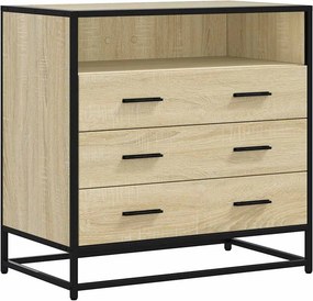 vidaXL Συρταριέρα Sonoma Δρυς 70x41x70 εκ. από Επεξεργασμένο Ξύλο