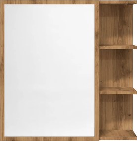 vidaXL Ντουλάπι καθρέφτη μπάνιου Artisan Oak Κατασκευασμένο ξύλο