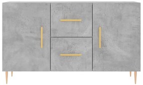 vidaXL Ντουλάπι Γκρι Σκυροδέματος 100 x 36 x 60 εκ. Επεξεργασμένο Ξύλο