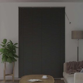 vidaXL Βενετσιάνικες Ρόδες Μαύρο 220 x 140 cm Αλουμίνιο