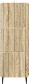 vidaXL Ντουλάπι με Συρτάρια 33 x 34,5 x 92 εκ. Επεξεργασμένο Ξύλο