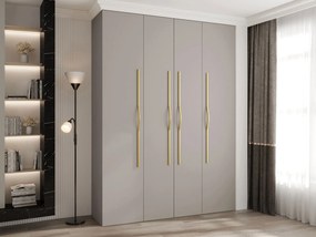 Ντουλάπα Como II-Cashmere - Χρυσό-Μήκος: 180εκ