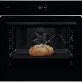 AEG TE7PB63ZAB Εντοιχιζόμενος φούρνος 71lt Π59.5εκ. Πυρόλυση Μαύρος