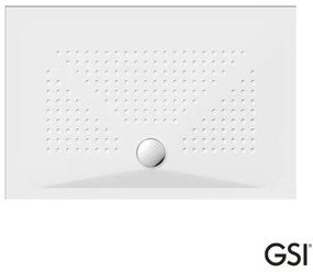 Ντουζιέρα παραλληλόγραμμη Antislip GSI-120 x 80 εκ.