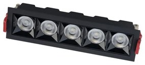 Χωνευτό Φωτιστικό Ψευδοροφής Σποτ Downlight LED 20W Μαύρο 4000Κ Midi Led 10065 Nowodvorski-10065-Μαύρο 10065