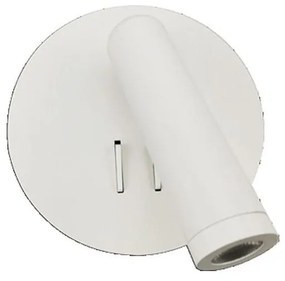 Φωτιστικό Τοίχου - Απλίκα Led SF1801LEDW 3-4W 3000K 280lm D13,5X7 White Aca Decor Metal