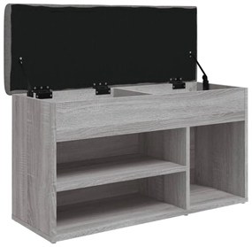 vidaXL Παπουτσοθήκη Γκρι Sonoma 82x32x45,5 εκ. από Επεξεργασμένο Ξύλο