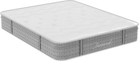 Στρώμα Diamond pakoworld pocket spring+gel memory foam 25-27cm 150x200εκ