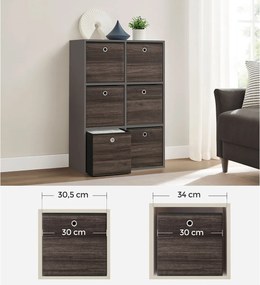Κουτιά Αποθήκευσης (Σετ 6τμχ) Songmics RFB102K01