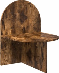 vidaXL Κομοδίνο Καπνιστή Δρυς 48 x 49 x 65 εκ.