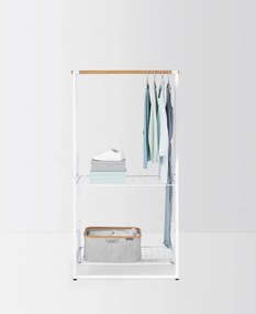 Πολυλειτουργική κρεμάστρα ρούχων Brabantia Linn 1008930, Ατσάλι, Λευκό