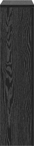 vidaXL Καπάκι Καλοριφέρ Μαύρη Δρυς 78 x 20 x 82 cm Επεξεργασμένο Ξύλο