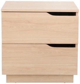 Κομοδίνο Verena I σε φυσική απόχρωση 48x40x48εκ 48x40x48 εκ.