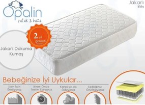 Ορθοπεδικό στρώμα με ελατήρια για κρεβάτι Λευκό 170x80x20 cm