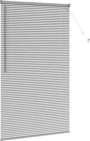 vidaXL Βενετσιάνικες Ρόδες Ασημί 175 x 100 εκ. Αλουμίνιο