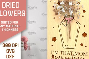 Σετ των 2 Intra απο ξύλο plywood 3mm-4mm πάχος Κάρτα για αποξηραμένα λουλούδια Δίασταση 30x20 cm INTRAFABR-93171485