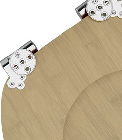 vidaXL Λεκάνη 2 pcs Ανοιχτό Χρώμα Μπαμπού 44 x 38 εκ.
