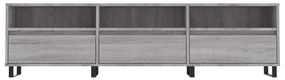 vidaXL Έπιπλο Τηλεόρασης Γκρι Sonoma 150x30x44,5 εκ. από Επεξεργ. Ξύλο