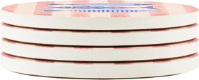 Σουβέρ (Σετ 4τμχ) Estia Porto Pesce 07-39271