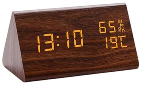 Ψηφιακό ρολόι - Ξυπνητήρι - ET011 - 909443 - Brown-909443_br