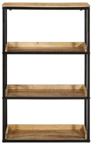 vidaXL Βιβλιοθήκη 70x35x110 εκ. Μασίφ Ξύλο Χοντρό Μάνγκο