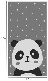 Παιδικό χαλί C7679.14 Γκρί με Κρόσια 120x180 εκ. 120x180x1 εκ.