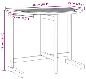 ΤΡΑΠΕΖΙ ΜΠΑΛΚΟΝΙΟΥ ΠΤΥΣΣΟΜΕΝΟ 90X60X72 ΕΚ. ΜΑΣΙΦ ΞΥΛΟ ΑΚΑΚΙΑΣ 364896