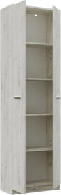 Ντουλάπα Reno με Ράφια Λευκή 60x32x200cm