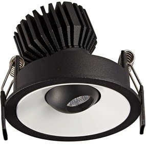 Σποτ Χωνευτό VK/04345/WB/C 8,4x7cm Led 390Lm 7W 4000K White-Black VKLed Στρόγγυλο