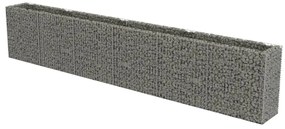 vidaXL Συρματοκιβώτιο-Γλάστρα Υπερυψωμένη 540x50x100 εκ. Γαλβ. Χάλυβας