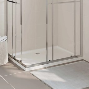vidaXL Βάση Ντουζιέρας Ορθογώνια Λευκή 80 x 110 εκ. από ABS