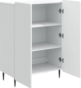 vidaXL Πλαϊνό γραφείο Λευκό 66 x 34,5 x 92 εκ. Επεξεργασμένο Ξύλο