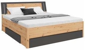 Κρεβάτι Boston EE103, 180x200, Πλαστικοποιημένη μοριοσανίδα, 185x216x97cm