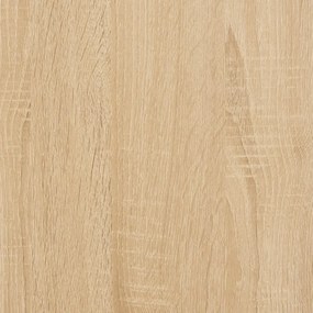 Κομοδίνο Sonoma Δρυς 40 x 30 x 50 εκ. με Μεταλλικά Πόδια 805803