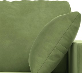 vidaXL Καναπές 2 pcs Ανοιχτό Πράσινο