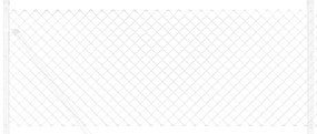 vidaXL Συρματόπλεγμα περίφραξης Ασημί 10 x 0.8 μ Γαλβανισμένο Ατσάλι