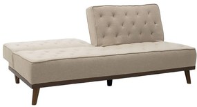 Καναπές - κρεβάτι Marco  3θέσιος με μπεζ ύφασμα 180x80x80εκ