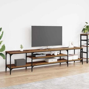 Ντουλάπι TV Παλιό Ξύλο 201 x 35 x 45 εκ.