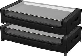 VEVOR Under Bed Storage with Wheels 30.3x18.5x6.8 In Rolling Storage Bags 2 Pack