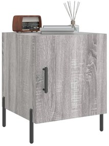 vidaXL Κομοδίνα 2 τεμ. Γκρι Sonoma 40 x 40 x 50 εκ. από Επεξεργ. Ξύλο