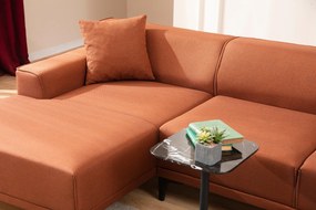 Corner Sofa Petra L Corner - Orange Orange