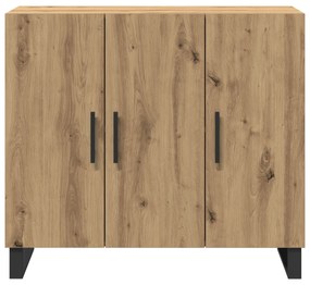 vidaXL Μπουφές με 3 Πόρτες από Καρυδιά 90x34x80 εκ. Επεξεργασμένο Ξύλο