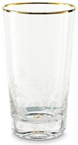 Ποτήρι Νερού 51131023 Blueshng Birds 330ml Clear-Gold Pip Studio Glass