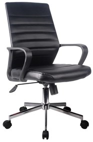 Καρέκλα Γραφείου ArteLibre SANDY Μαύρο PU 57x60x96-106cm