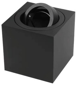 Φωτιστικό Οροφής - Σποτ 2-U014946 8x8,4cm 9W GU10 Black Universe