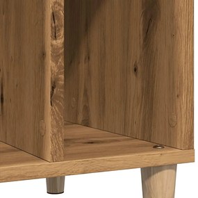 vidaXL Έπιπλο Δίσκων τεχνίτης Δρυς 100x38x48 εκ από Επεξεργασμένο Ξύλο